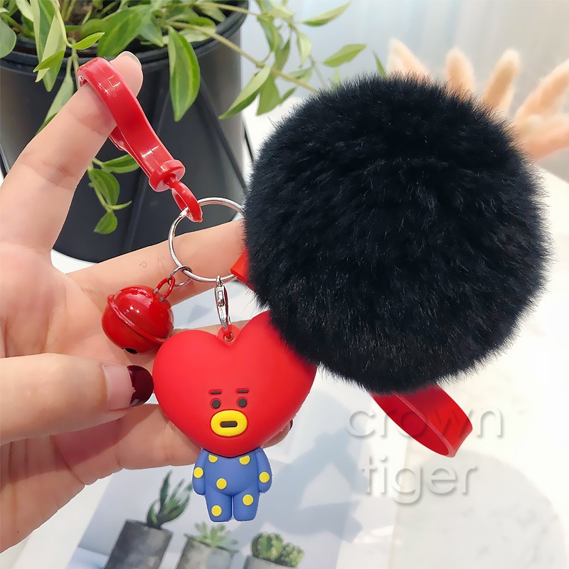 Pom Pom Keyring BT21 Characters