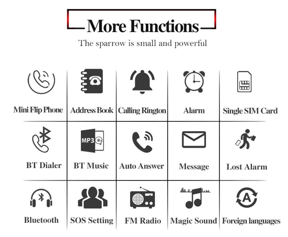 Mini Mobile Phone Flip Model