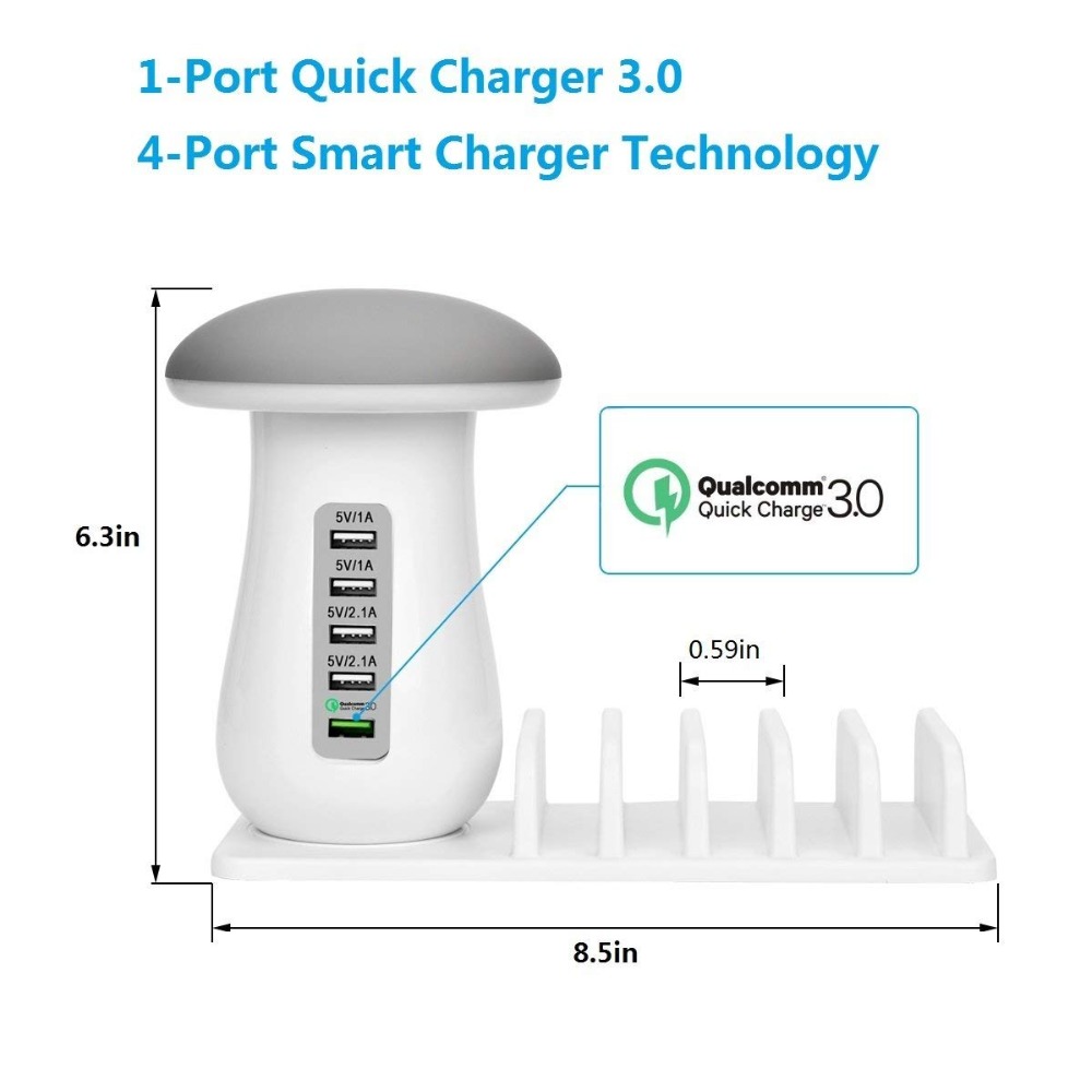 USB 3.0 Hub Charging Station