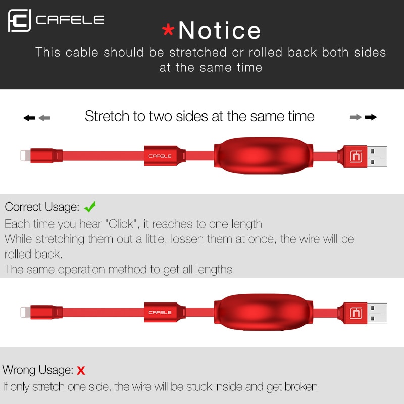 Type C Cable 3-in-1 USB Charger