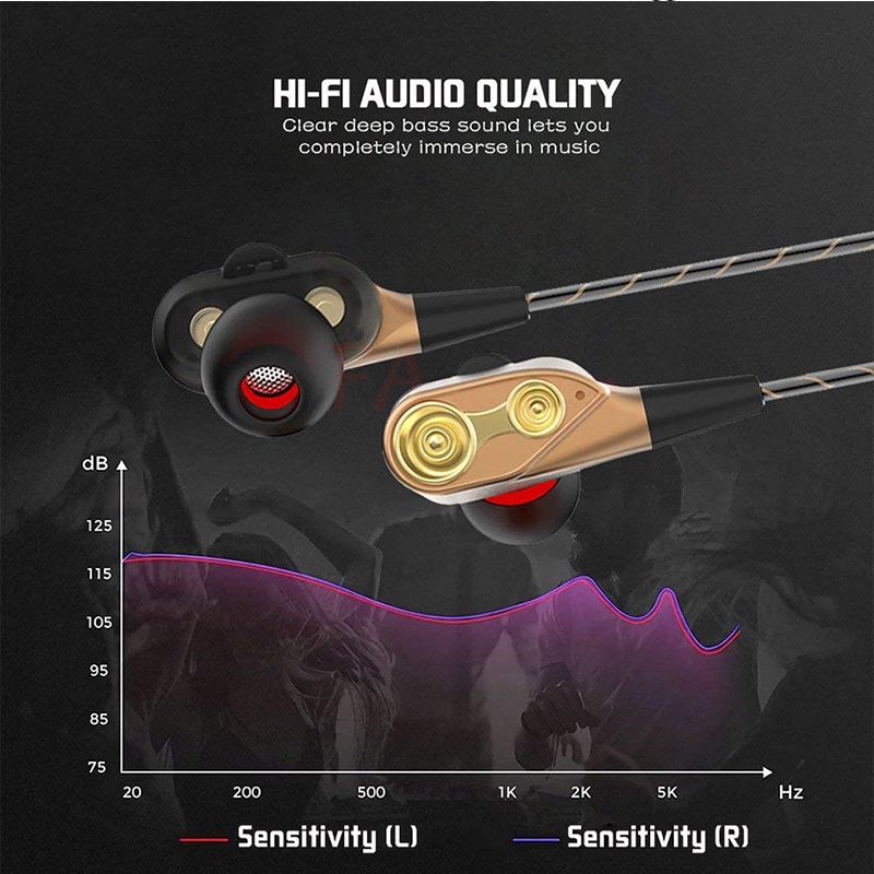 Stereo Headphones Bass Earphones