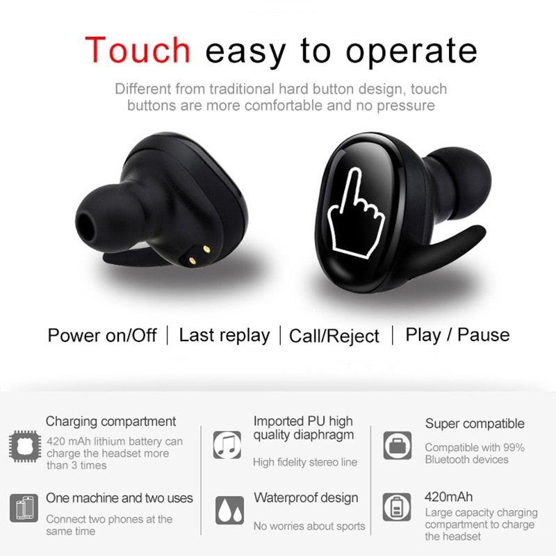 Wireless Bluetooth Headphones Stereo Headset