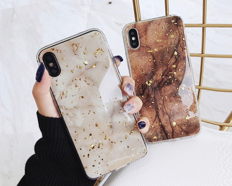 Marble Case iPhone Soft TPU Cover