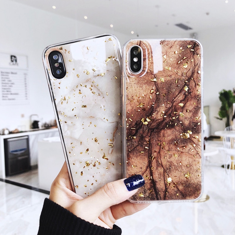 Marble Case iPhone Soft TPU Cover