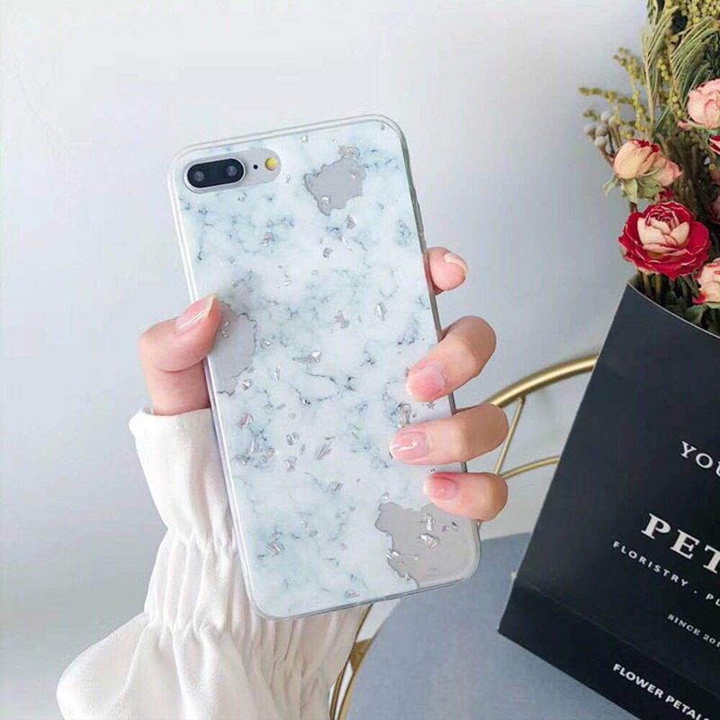 Marble Case iPhone Soft TPU Cover