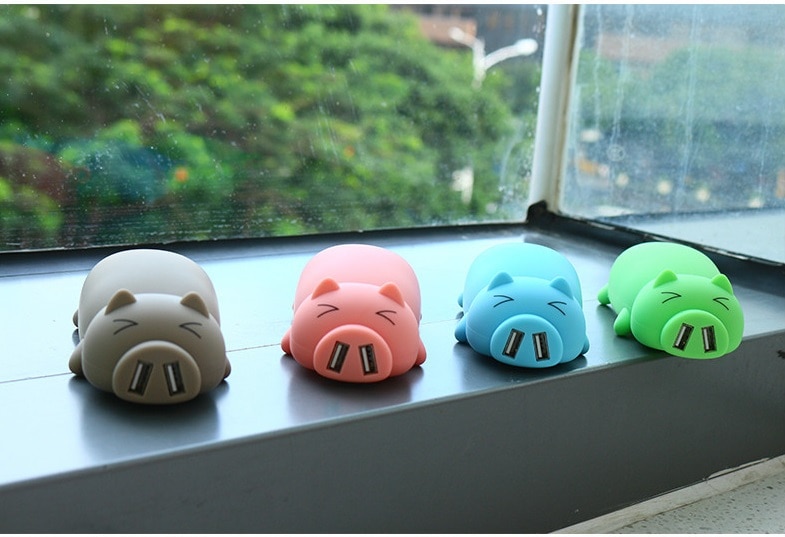 USB Power Bank Cute Pig 10000 mAh