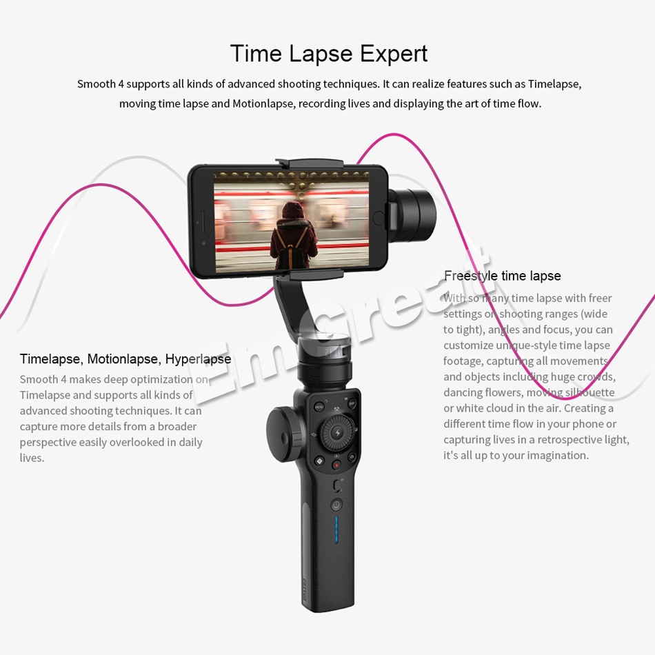 Smartphone Gimbal Camera Stabilizer