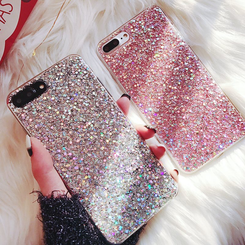 iPhone and Samsung Glitter Phone Cases 