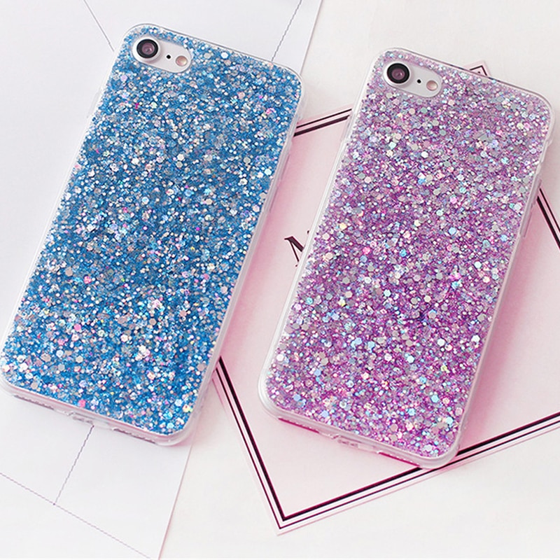 iPhone and Samsung Glitter Phone Cases 