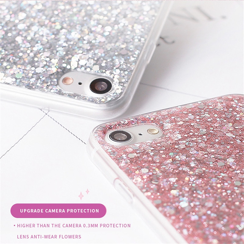 iPhone and Samsung Glitter Phone Cases 