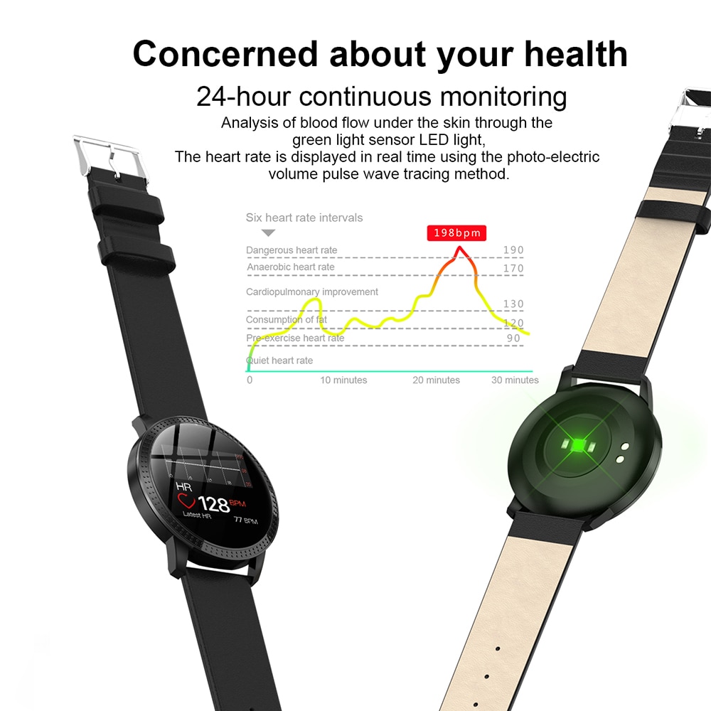 Smartwatch Bluetooth  Heart Rate Recorder