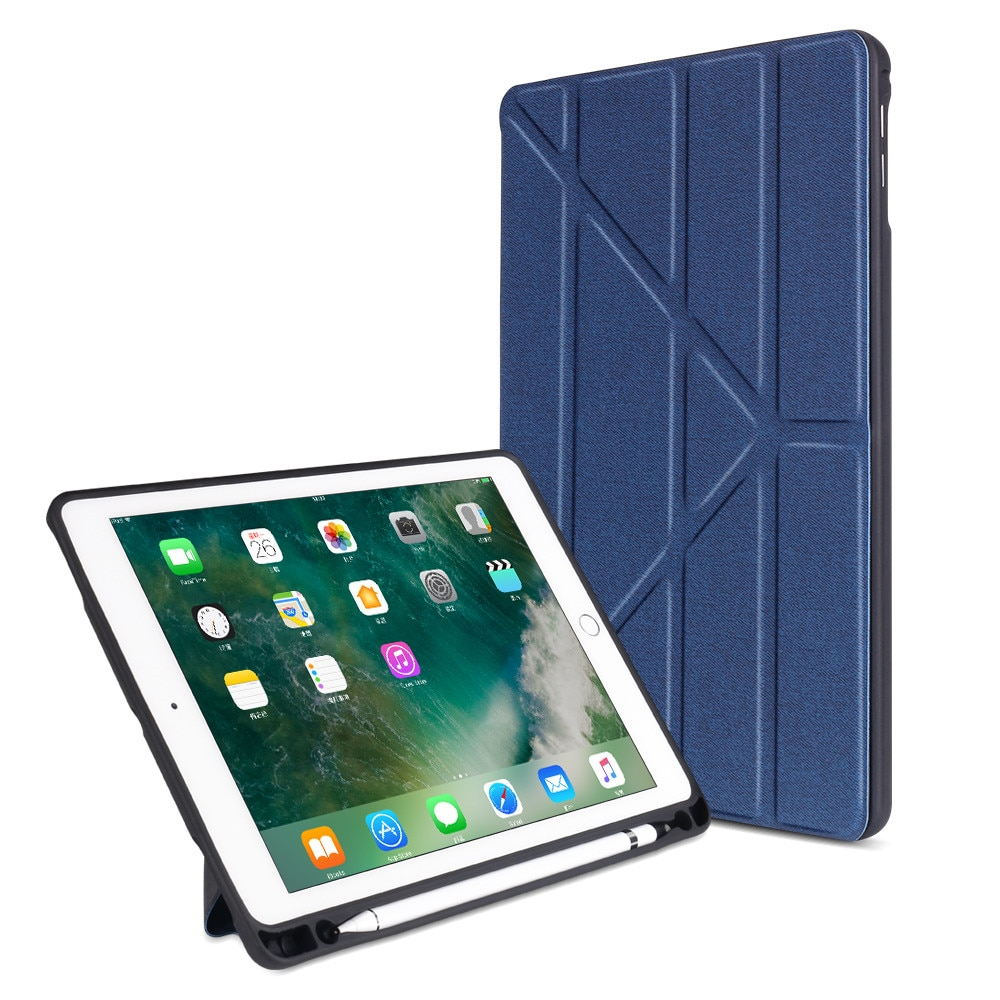 Smart Cover Case for iPad with Stylus Holder