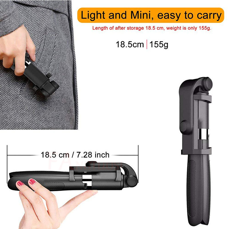 Selfie Stick Camera with 3-in-1 Function