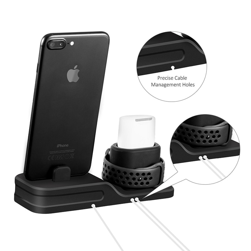 iPhone Charging Station with 3-in-1 Function