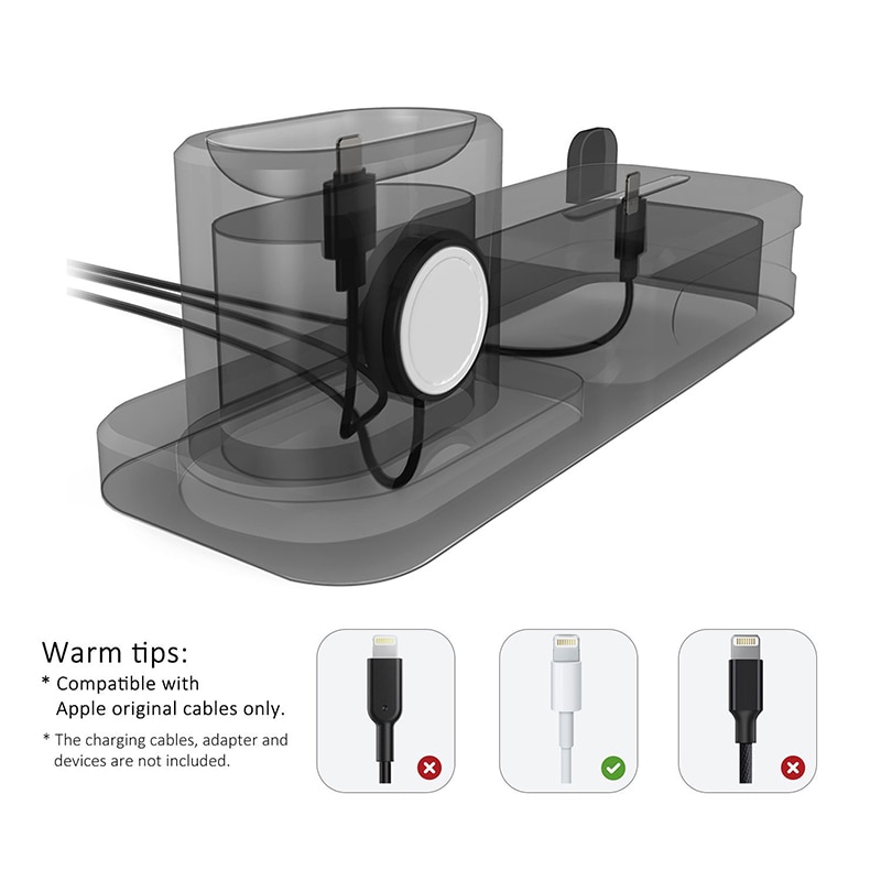 iPhone Charging Station with 3-in-1 Function