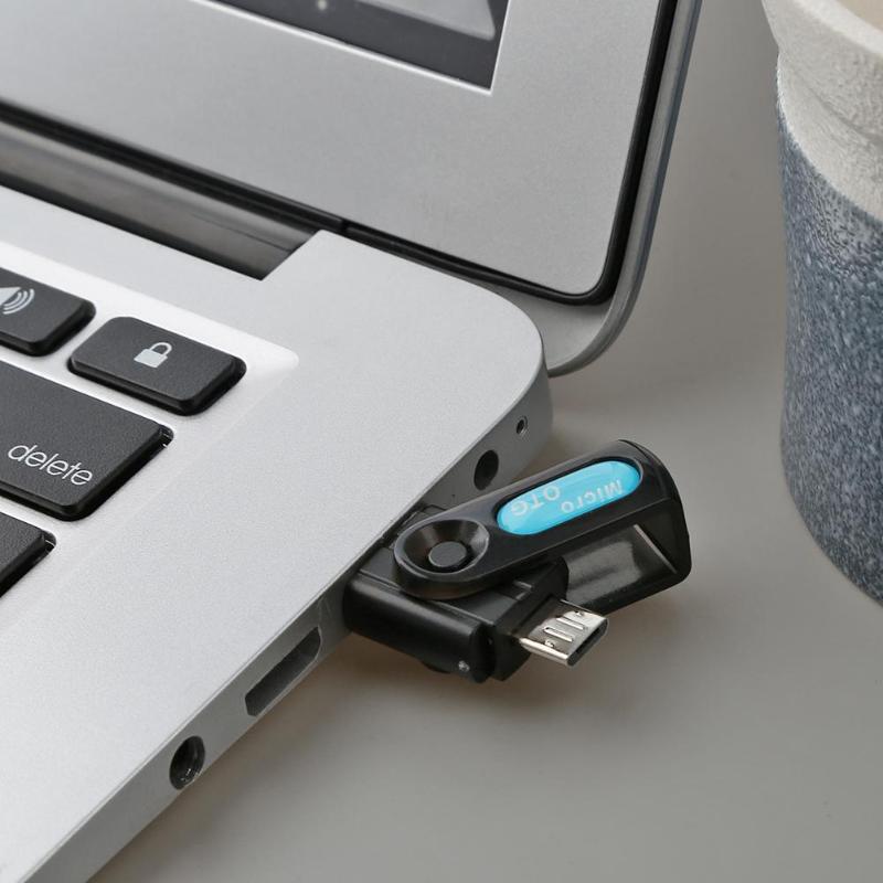 USB Card Reader 2-in-1 Adapter