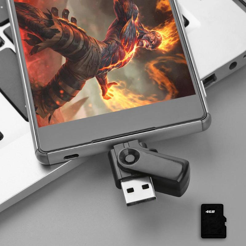 USB Card Reader 2-in-1 Adapter