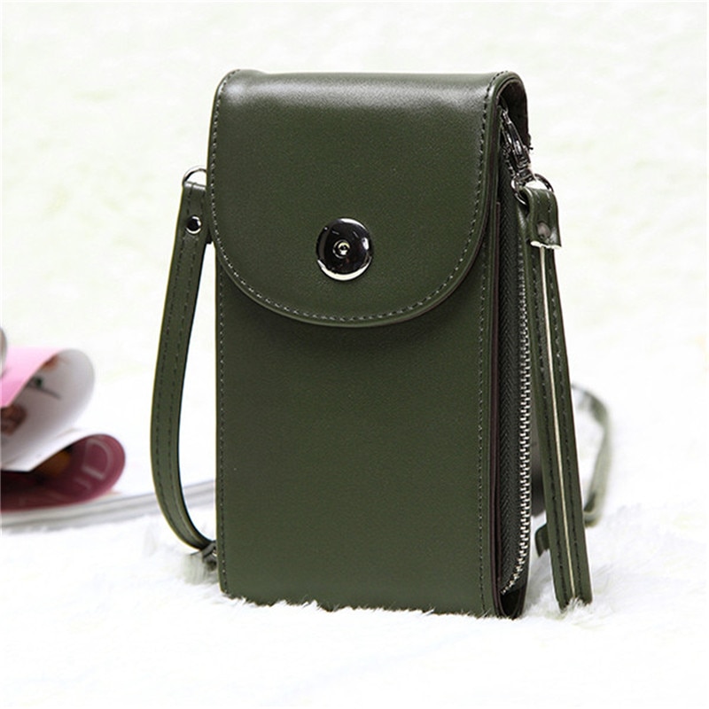 Phone Bag Leather Crossbody Purse