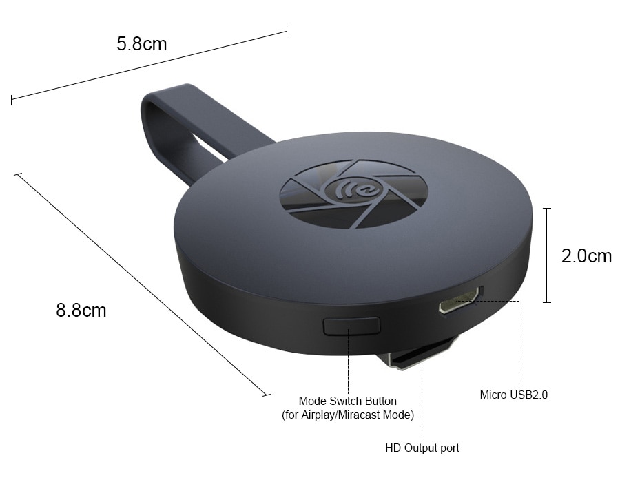 WiFi Dongle HDTV Mirroring Stick