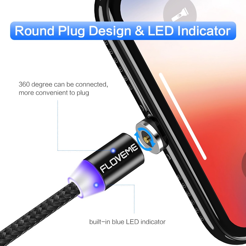 Magnetic Charger iPhone X/7/6/Xs Max