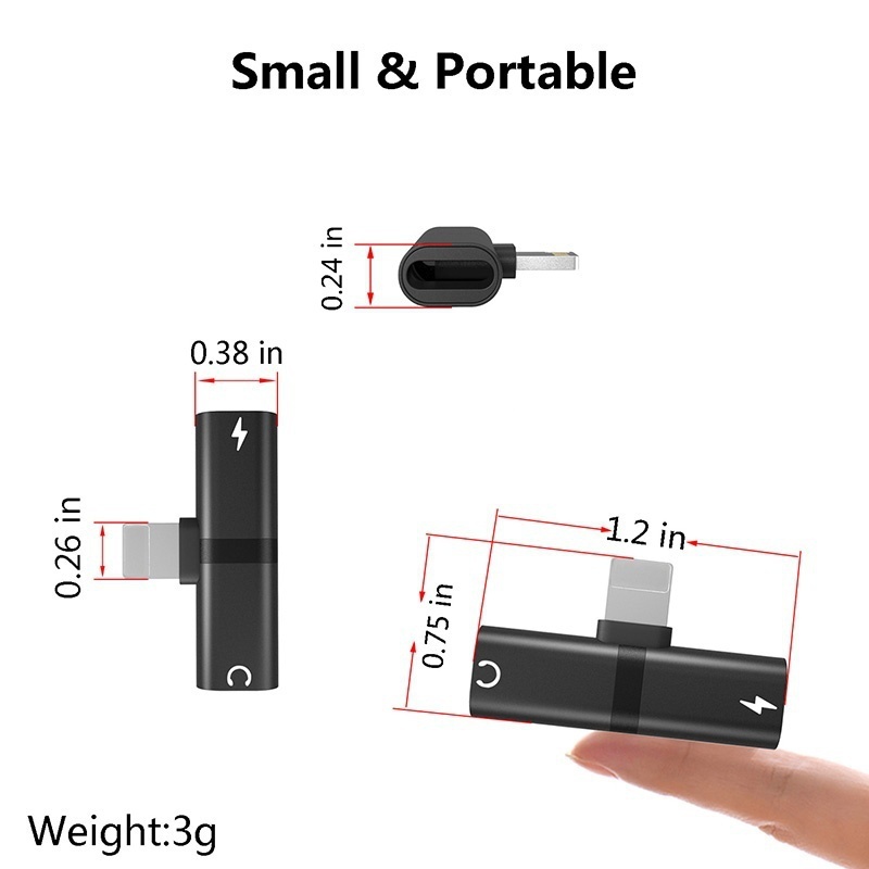 Cable Splitter Dual Phone Adapter