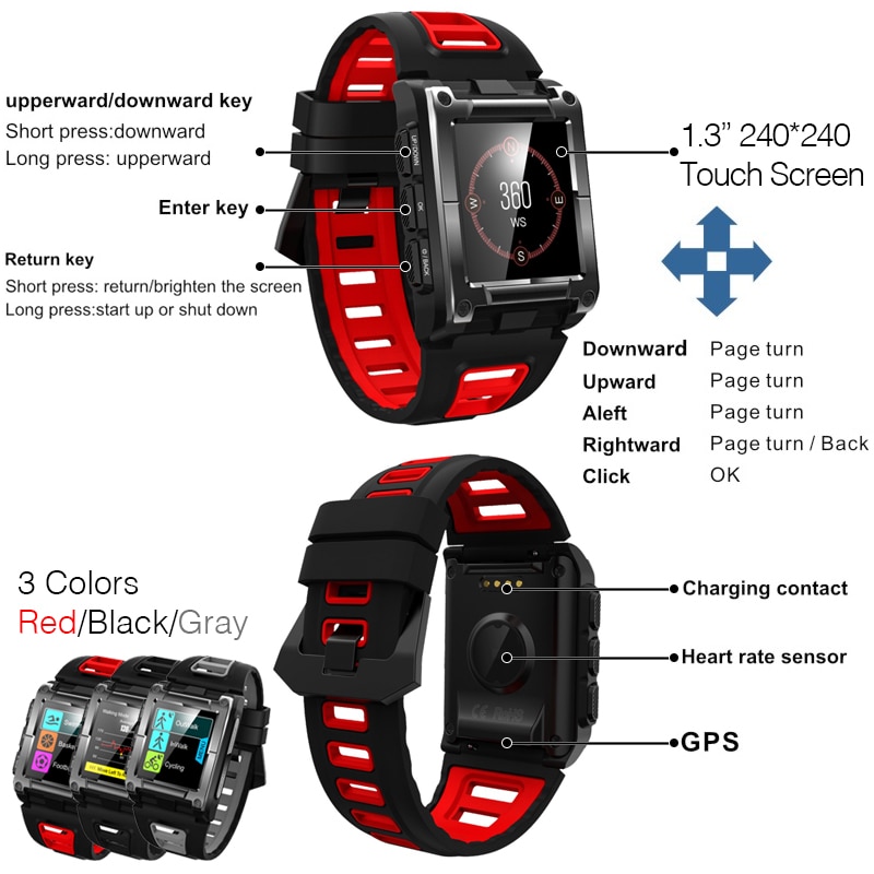 Smart Sportwatch Health Tracker