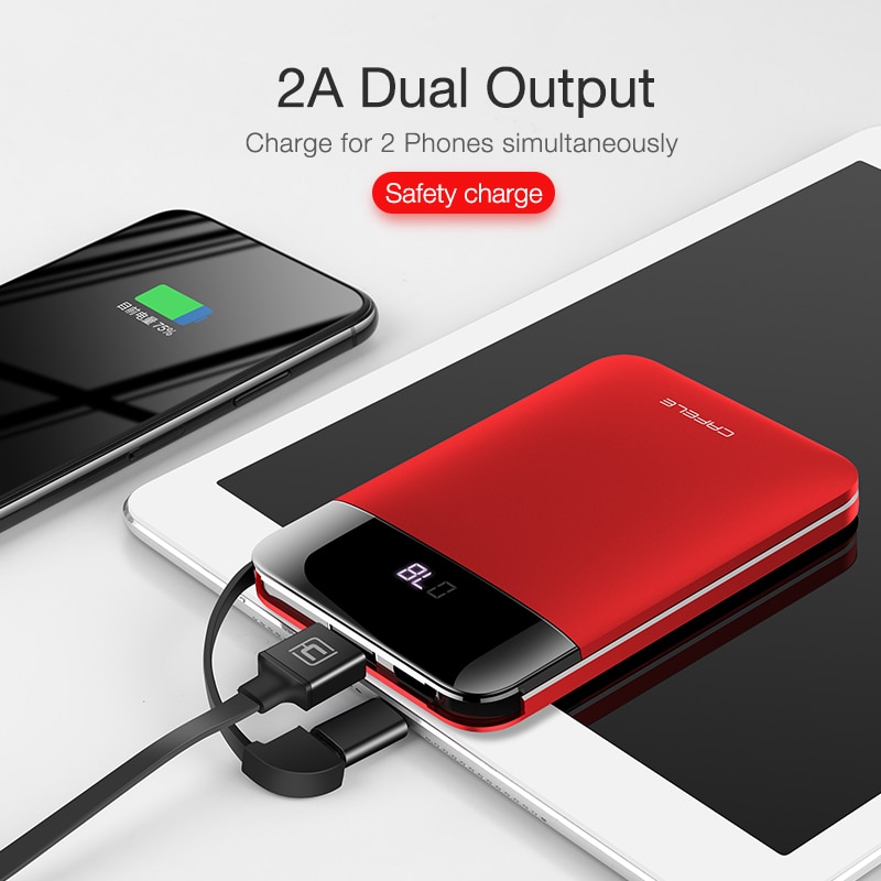 Portable Charger Dual USB Output Power Bank