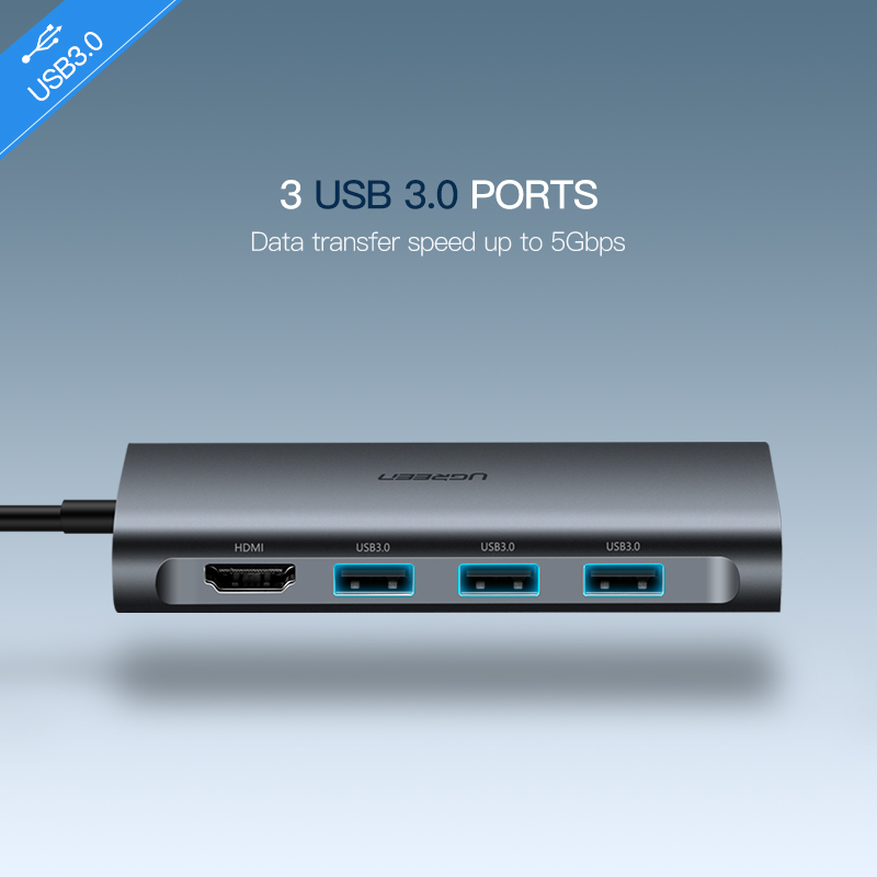 8 in 1 Multi-purpose USB Hub Adapter