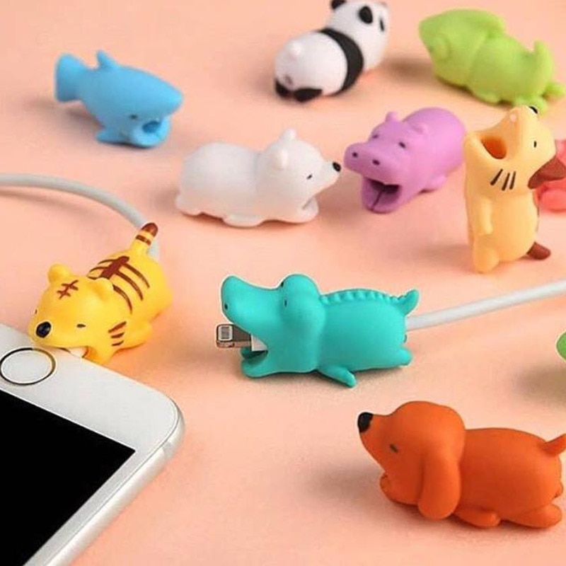 Cable Chompers Cute Animals Cord Protector