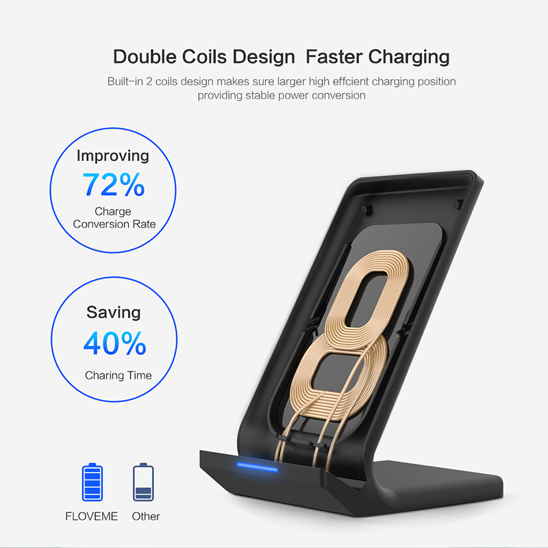 Wireless Charging Pad Smartphone Stand Dock