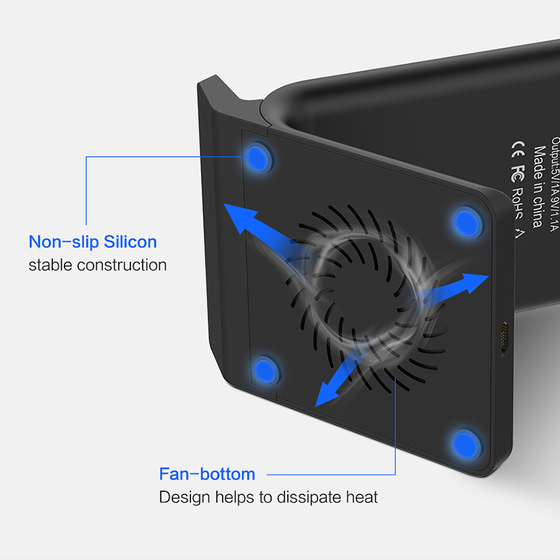 Wireless Charging Pad Smartphone Stand Dock