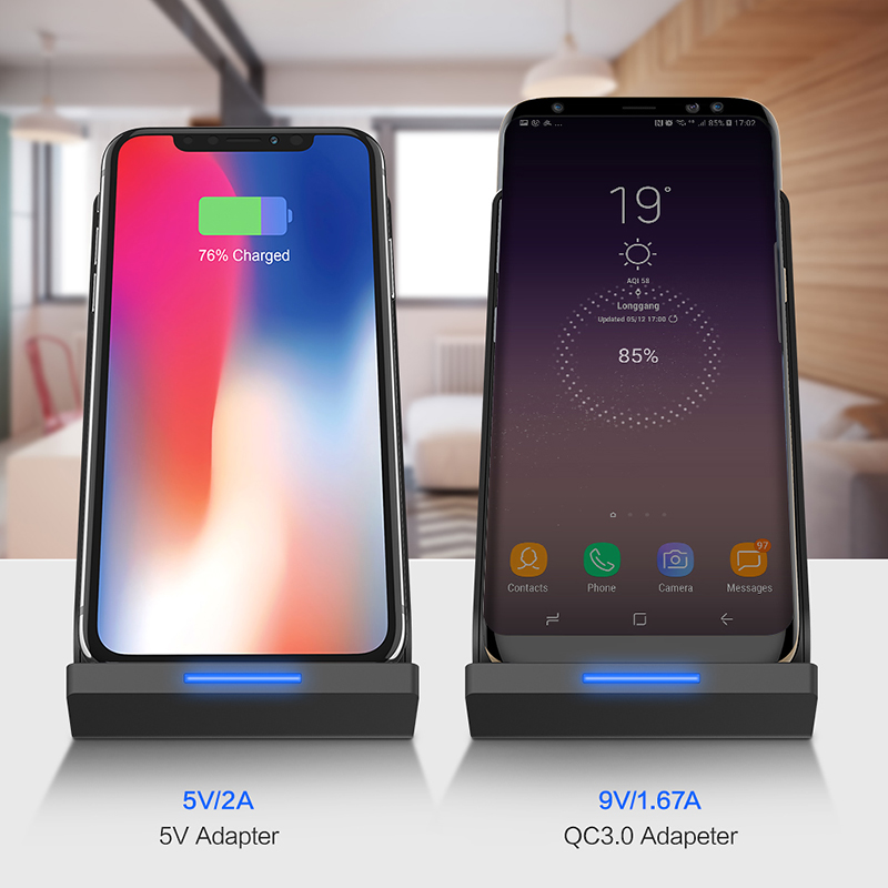 Wireless Charging Pad Smartphone Stand Dock