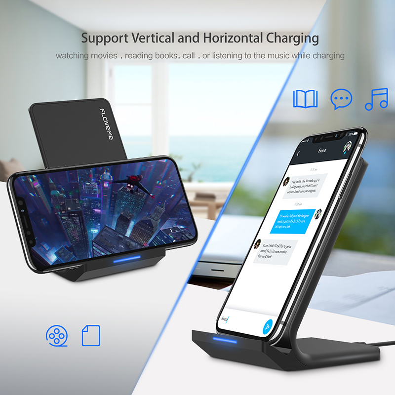 Wireless Charging Pad Smartphone Stand Dock