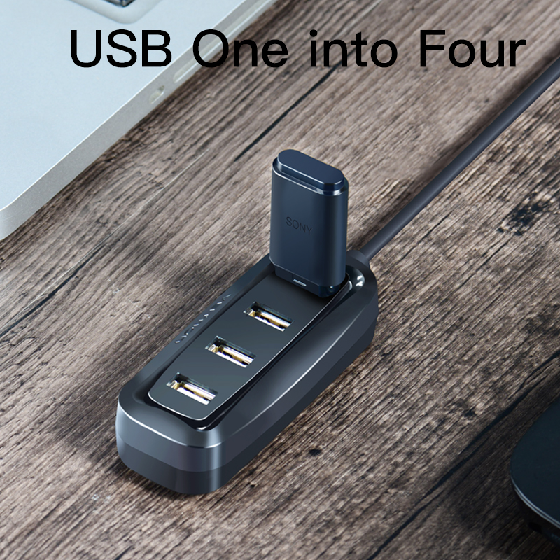 4-Port USB Splitter Hub Cable Device