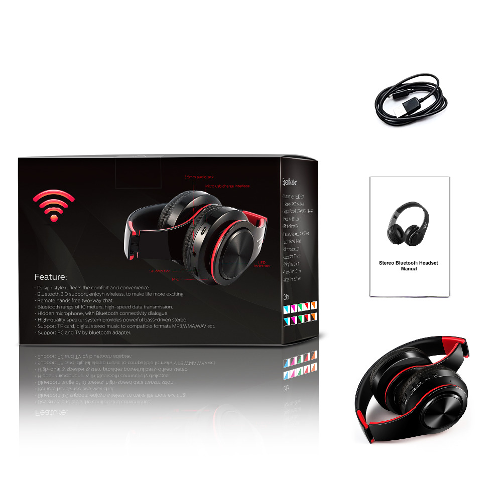 Wireless Headphone Bluetooth Foldable Headset