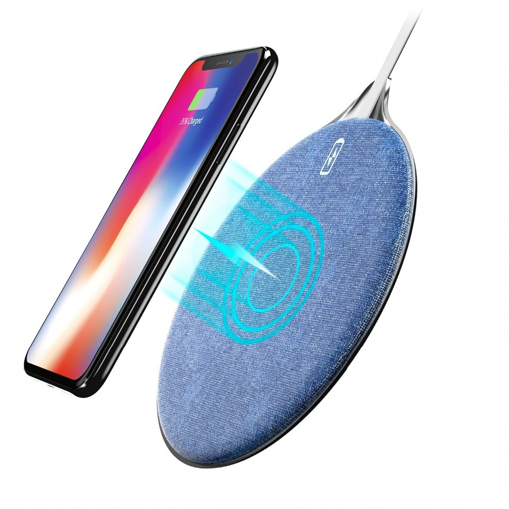 Portable Wireless Phone Charger for iPhone and Samsung