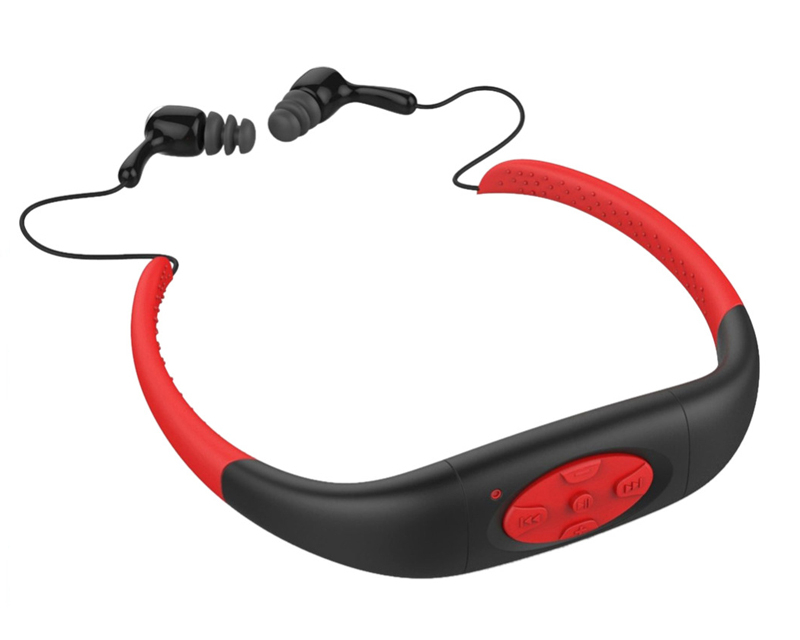 Waterproof MP3 Player Swimming Headphones