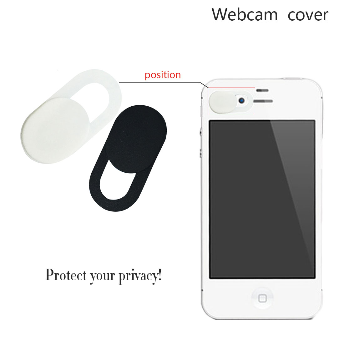 Webcam Cover and Phone Camera Cover