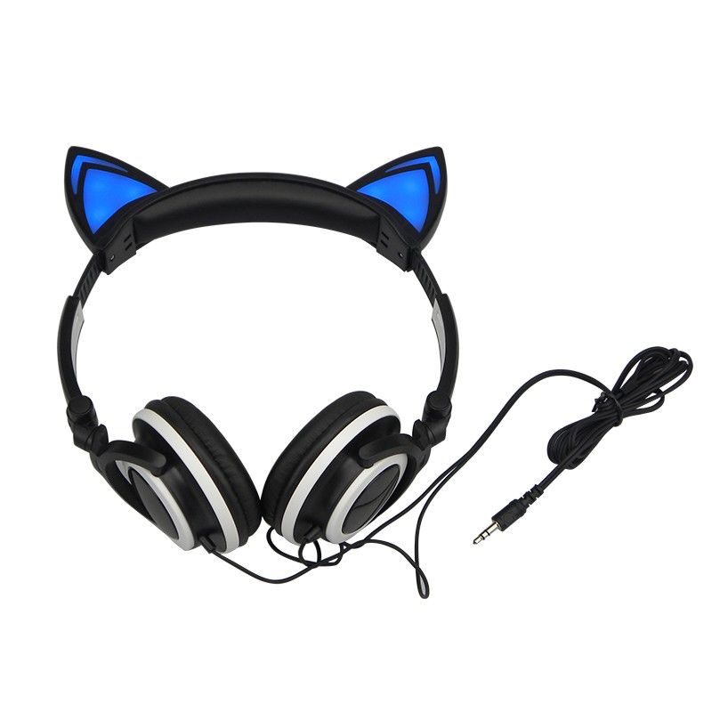 Cat Headphones Glowing Cat Ears