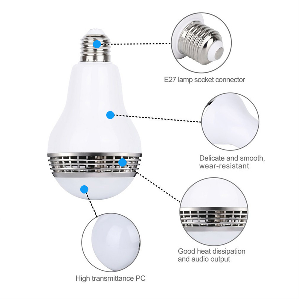 Smart Bluetooth LED Bulb Speaker