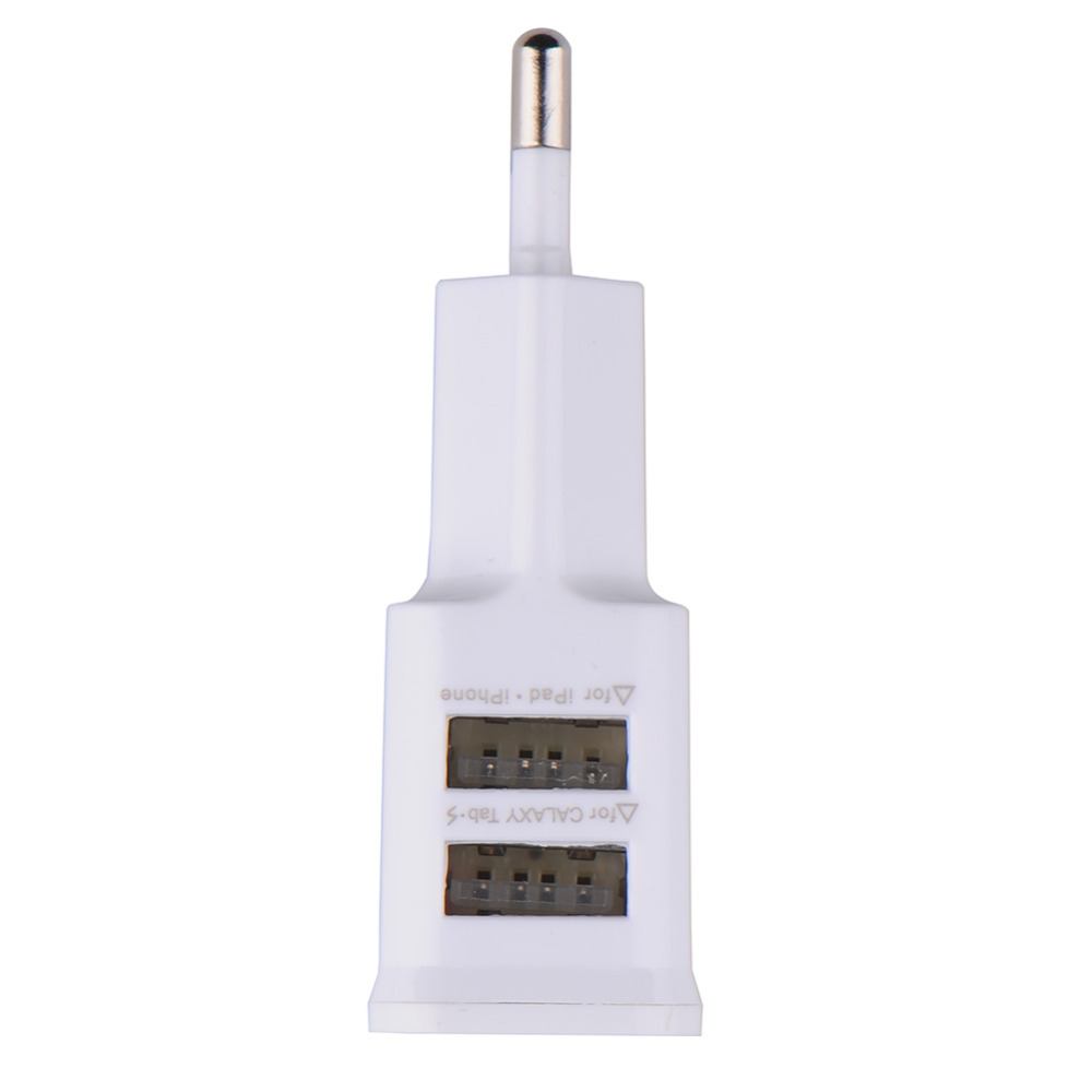 Universal Plug Dual USB Mobile Phone Charger