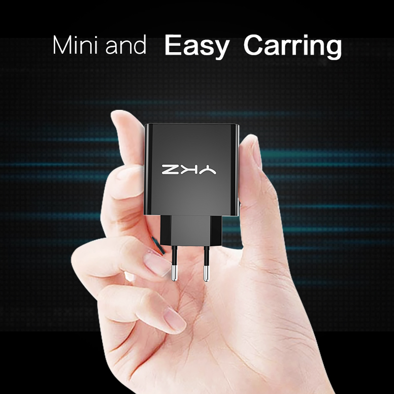 Mobile Phone Charger Adapter With LED Disaply (3 USB Slots)