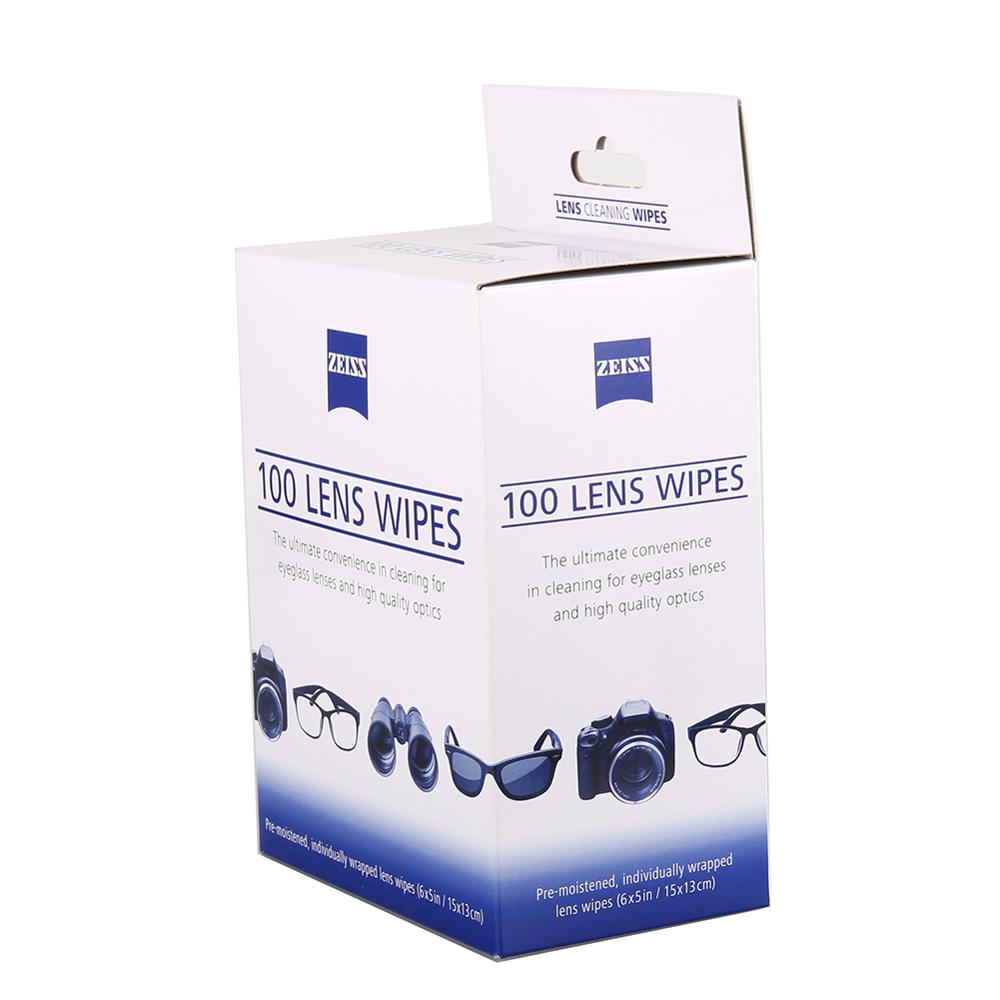 Pre-Moistened Glass Cleaning Wipes (Pack of 100)