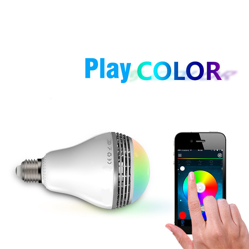 Wireless Speaker Bluetooth LED Bulb