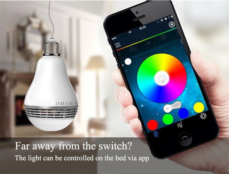 Wireless Speaker Bluetooth LED Bulb