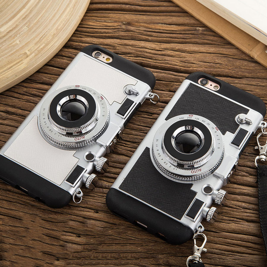 3D Retro Vintage Camera Themed iPhone Case