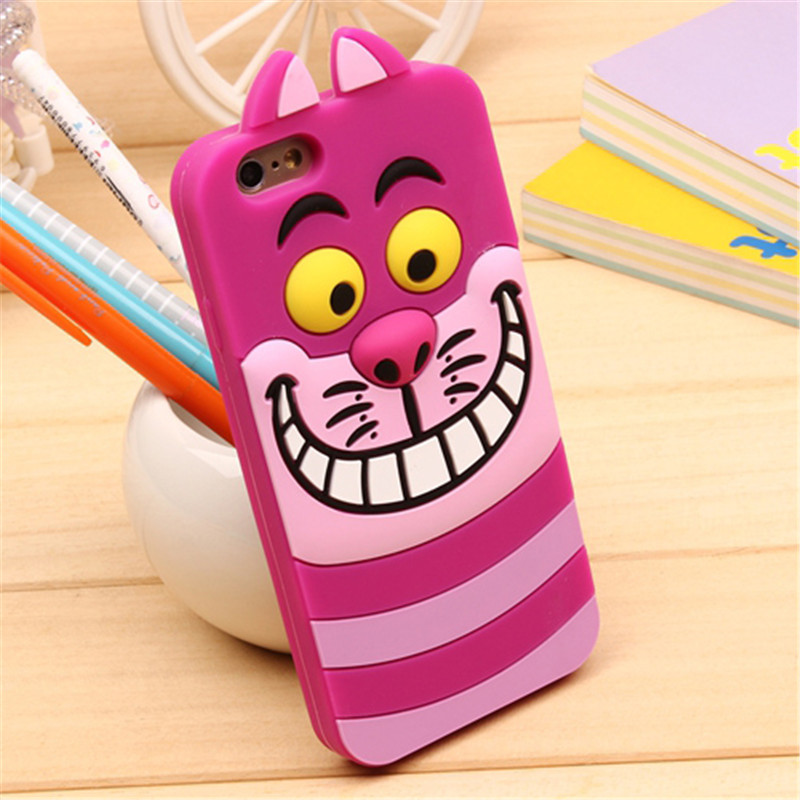 3D Cartoon Silicone iPhone Case