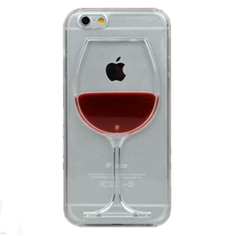 3D Glass Of Red Wine iPhone Case