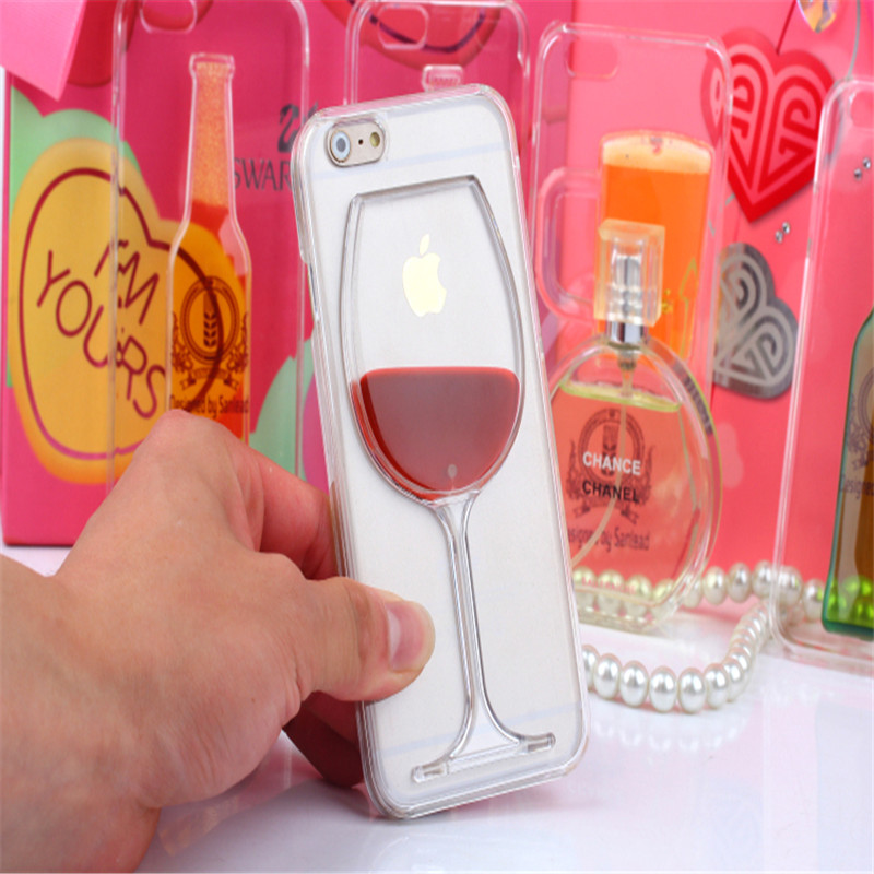 3D Glass Of Red Wine iPhone Case