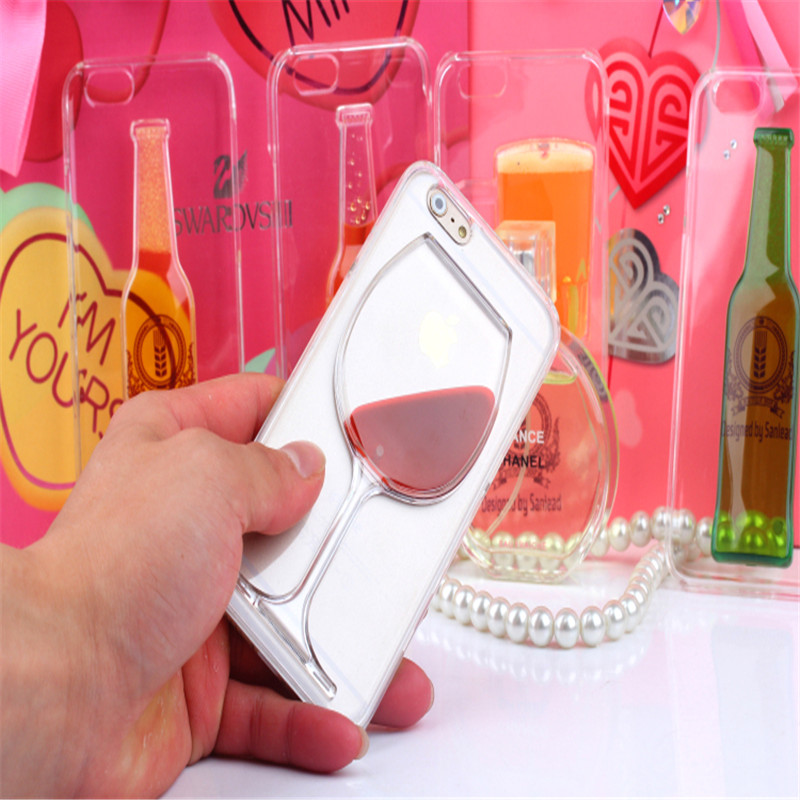 3D Glass Of Red Wine iPhone Case